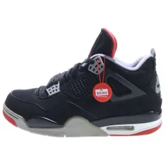 NIKE (ナイキ) AIR JORDAN 4 RETRO BRED エアジョーダン4 レトロ ブレッド ハイカットスニーカー ブラック US8.5/26.5cm 308497-060