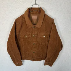 ブラウン コーデュロイ ジャケット