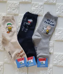 SNOOPY靴下3足セット