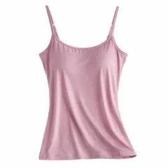 ブラトップ カップ付きインナー ブラキャミ カップ付きタンク 大きいサイズ 立体カップ ストレッチ アンダーゴム ナイトブラ 楽ちん タンクトップ  rr-069