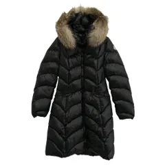 MONCLER モンクレール C20934998025 68950 ALBIZIA アルビジア フォックスファー フーデッド ダウン コート ブラック系【中古】