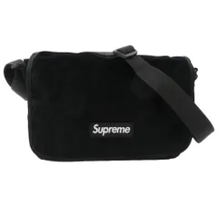 Supreme シュプリーム 25AW Velvet Small Messenger Bag ベルベット スモール メッセンジャー ショルダーバッグ ブラック系【中古】