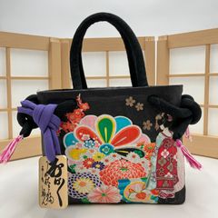 一閑張り 一閑張りバック 犬張子 狛犬 宝船 姫達磨 鯛車 福良雀 正絹