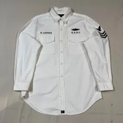 ポロ ラルフローレン ジーンズ 白 シャツ USRL 刺繍