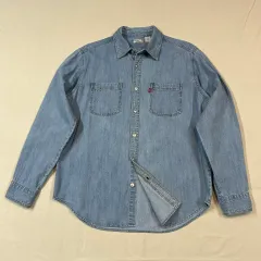 L) リーバイス ツーポケット ウォーク デニム シャツ ジャケット Tボタン タイプ