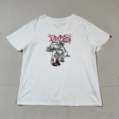 XL) VANS バンズ プリンティング 半袖 Tシャツ 白