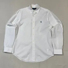 ポロ ラルフローレン クラシック 白 ポプリン シャツ スリムフィット