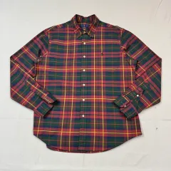 XL) ポロラルフローレン チェック オックスフォードシャツ スリムフィット