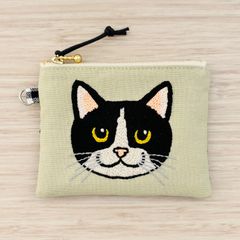 rona様専用ページ】ミニミニポーチ☆ハチワレ猫×1個、黒猫×2個 - メルカリ