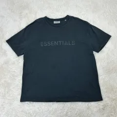 FOG ESSENTIALS エフオージーエッセンシャルズ ロゴプリントTシャツ Mサイズ 半袖 ブラック コットン100%