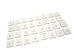 レゴ★未使用！白色の２×２プレート３２点(ポッチが真ん中)