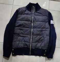 モンクレール メンズ ダウン ニット コンビ ジャケット