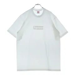 SUPREME (シュプリーム) 23SS Tonal Box Logo Tee トーナル ボックスロゴ プリント クルーネック 半袖Tシャツ カットソー ホワイト