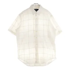 POLO RALPH LAUREN (ポロラルフローレン) 90s パッチワーク ボタンダウン 半袖シャツ ホワイト