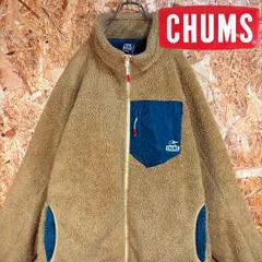 XL相当CHUMSチャムスボンディングハリケーンフリースジャケット防風アウトドア