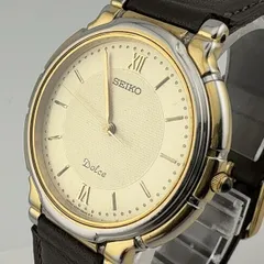 SEIKO 5E31-6B50 セイコー DOLCE ドルチェ クォーツ　メンズ　ボーイズ　腕時計 稼働品 電池交換済【R317】