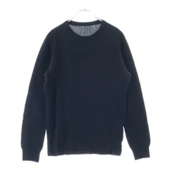 SOPHNET. (ソフネット) 17AW Cashmere Waffle Crewneck Knit カシミヤワッフルクルーネックニット 長袖ニットセーター SOPH-178102 ブラック