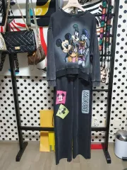 ミッキーマウス スパンコール ヴィンテージ 上下セット