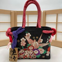 帯リメイクトートバッグ 大輪菊 ピンク 紫 - メルカリ