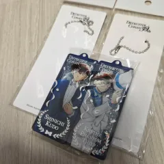 まとめ) 名探偵コナン グリッター アクリル キーホルダー 怪盗キッド 工藤 新一