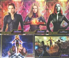 【中古】キャラカード ブラック・ウィドウ メモリカードカードコレクション(5枚組) 「Happyくじ MARVEL インフィニティ・サーガ」 D賞