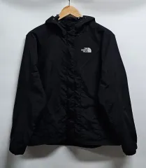 THE NORTH FACE ザノースフェイス レディース ウィンドブレーカー ブラック フード ジャケット XL