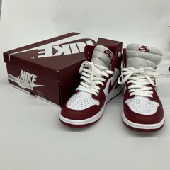 △△NIKE ナイキ スニーカー AIR JORDAN 1 RETRO HIGH OG  ARTISANAL RED 28.5cm DZ5485-160 ホワイト*エンジ