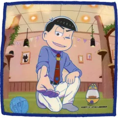 【中古】雑貨 カラ松 ハンドタオル 「おそ松さんのWEBくじ 第9弾 おいでぼくらの子ネコちゃん」 C-2賞