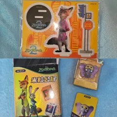 まとめ売り) Zootopia2 COOGI G賞 ニック アークス アクリル スタンド 米粒 フィギュア