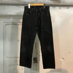 90s LEVI'S / リーバイス USA製 501 先染めブラック デニムパンツ サイズ30/34