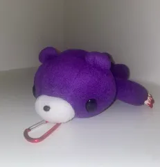 いたずらぐまのグル～ミ～ カラビナ ポケット ぬいぐるみ キーホルダー PURPLE パープル