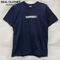 Supreme/シュプリーム【23SS】Motion Logo Tee/モーションロゴ 半袖Tシャツ/ネイビー/XL