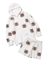 どうぶつの森 ジェラートピケ パジャマ 純綿 ハーフパンツ Free! 睡眠パジャマ