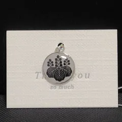 家紋チャーム　五七桐（豊臣秀吉など）