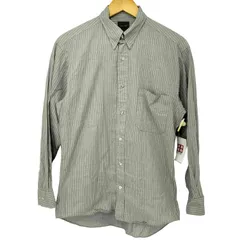 カルバンクライン CALVIN KLEIN 襟 スナップボタン ストライプ シャツ メンズ import：M 