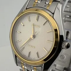 SEIKO 4J41-0100 セイコー　EXCELINE エクセリーヌ クォーツ　レディース　腕時計 稼働品 電池交換済【R321】