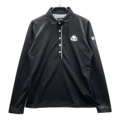 サイズ：S KAPPA GOLF カッパゴルフ  長袖ポロシャツ  ブラック系 [240101604438] ゴルフウェア レディース ストスト