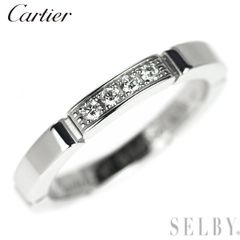 カルティエ K18WG ダイヤモンド リング マイヨンパンテール 47号