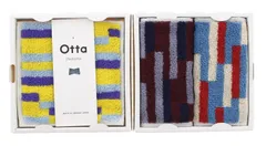 タオルハンカチ Otta ハーフタオルハンカチ 今治タオル ギフトセット 同柄3枚組 田中産業 約25×12.5cm