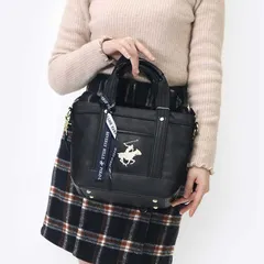 ビバリーヒルズポロクラブ BEVERLY HILLS POLO CLUB トートバッグ レディース BH2006N BK/BK/WH