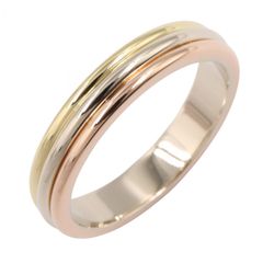 カルティエ CARTIER リング・指輪 ヴァンドーム リング B4052200 K18（イエローゴールド） K18WG（ホワイトゴールド） ヴァンドーム リング ユニセックス Used A
