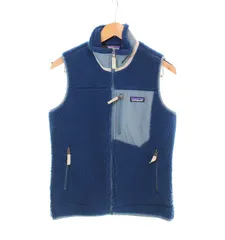 パタゴニア PATAGONIA 18年製 クラシック レトロX ベスト Classic Reto-X Vest ボア アウトドア  23083FA18 ベスト ネイビー Sサイズ 103MT-3811のサムネイル