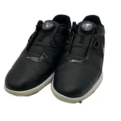 中古 ナイキ NIKE ゴルフシューズ  25.5cm 黒 ブラック ヴェイパープロボア シルバーロゴ シンプル [AQ1789-001]