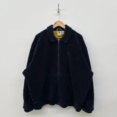 アディダス ネイビー フリース ジャケット メンズ/XL