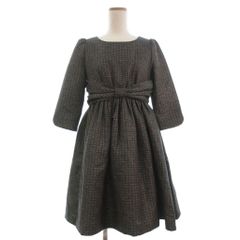 マルニ MARNI チェック柄 ミモレ丈 テーパードパンツ ボタンフライ 麻  