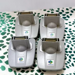 ニンテンドウ64 64GBパック 4個セット NUS-019 任天堂純正 NINTENDO64 周辺機器 変換アダプター ゲームボーイ ポケモンスタジアム 金銀 クリスタル 動作確認済 まとめ売り 64ジービーパック レトロゲーム ニンテンドー64 部品