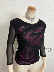 Lサイズ　新品　社交ダンス　トップス　黒　ピンク　レッスン　ラテン　1308