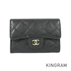 シャネル CHANEL マトラッセ キャビアスキン 二つ折り財布 sh【中古】