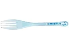 【中古】カトラリー ハローキティ(飛行機) クリアフォーク みずいろ ハローキティシリーズ 第4弾 「サンリオキャラクターズ」 