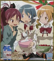 【中古】食玩 雑貨 3.杏子＆さやか＆マミ 「魔法少女まどか☆マギカ色紙ART3」